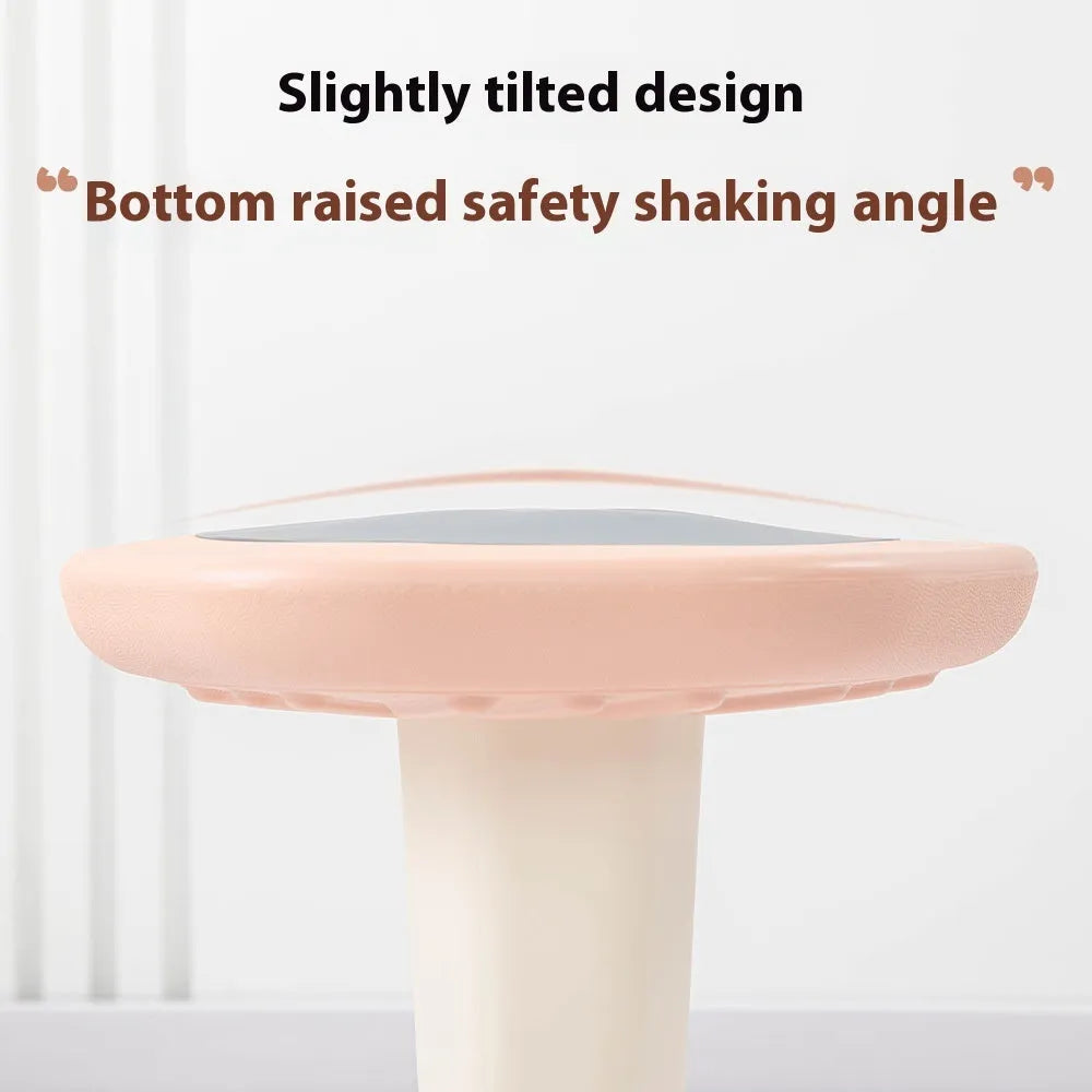 Children's multi-action correction rocking stool in plastic, available in seven colours