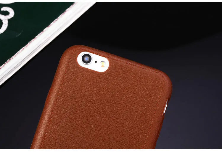 Black leather-style TPU phone case for iPhone 11 Pro Max with precise cutouts for camera and buttons