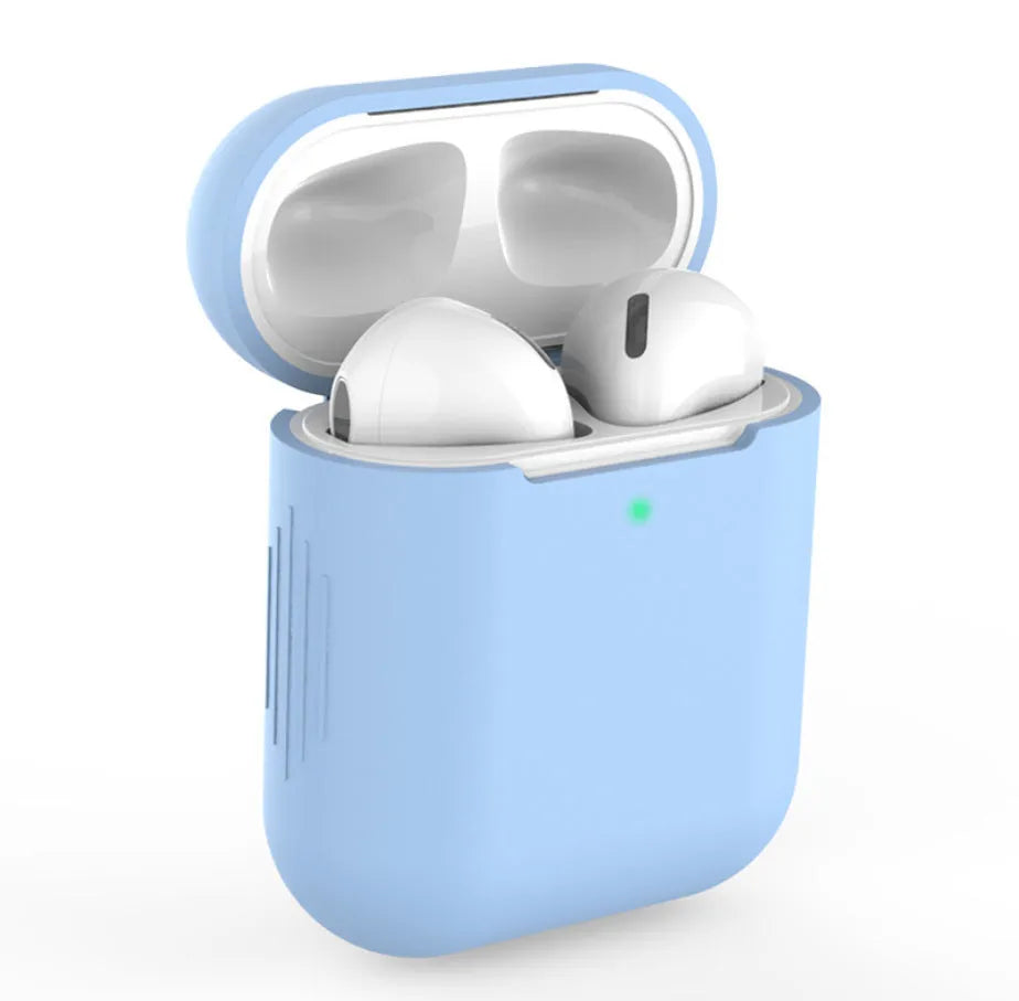 Silicone protective cover for Apple AirPods 2 charging case in multiple colour options