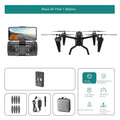 White KS66 UAV drone with 8K camera, alloy body, and optical flow positioning for outdoor aerial sports