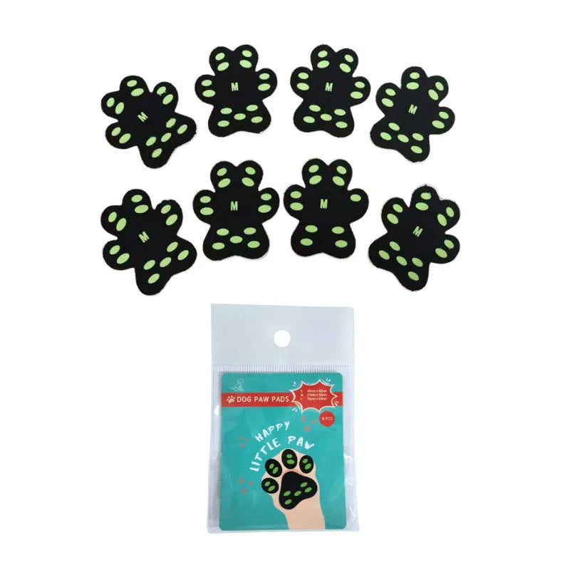 Breathable invisible silicone cloth claw pad footsticker for dog walking claw protection