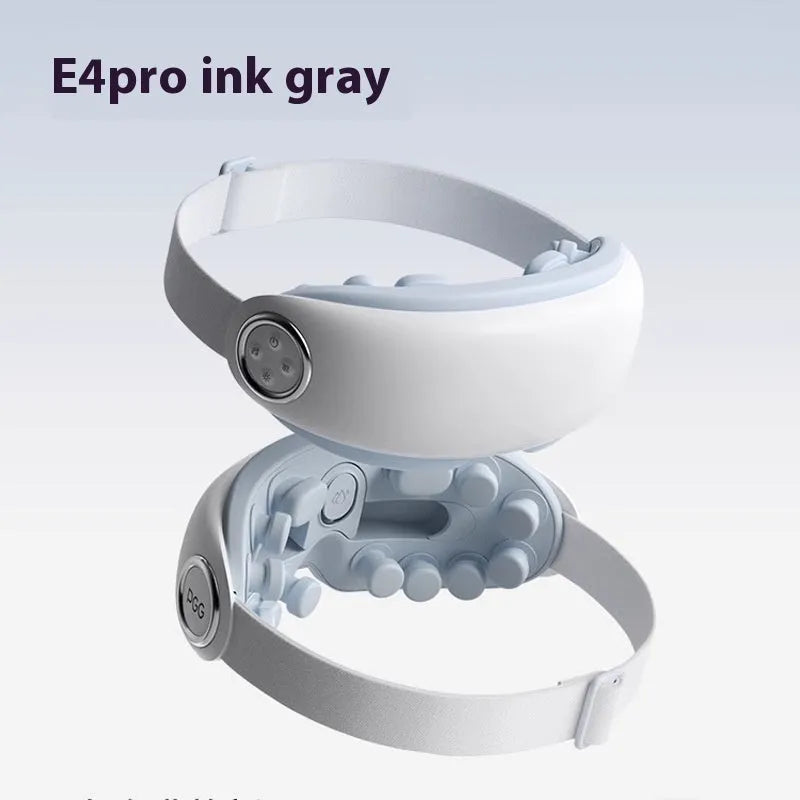Steam Smart Bluetooth rechargeable eye moisturising hot compress massage instrument in purplish grey, green, or ink grey.