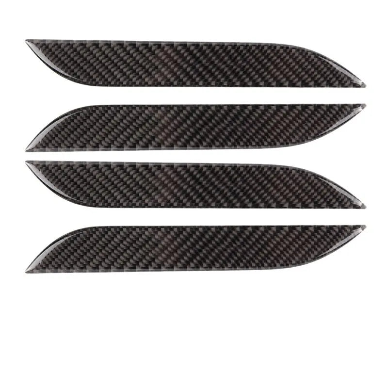 Carbon fibre door handle protection patches for Model S vehicles anti scratch adhesive kit