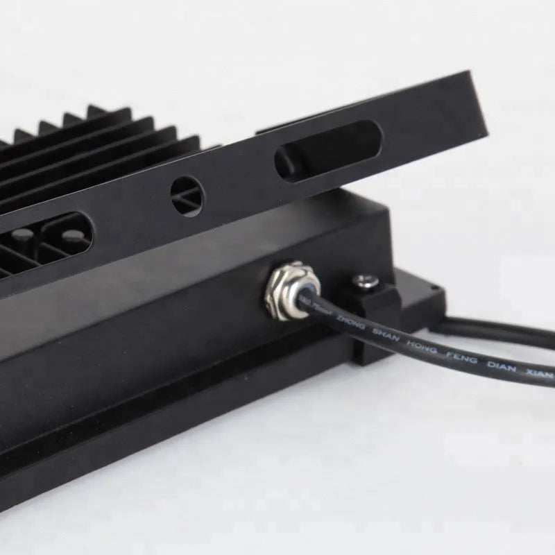 Angel Eyes black LED projection light with 30W white output and aluminium alloy housing for outdoor stadium and park use