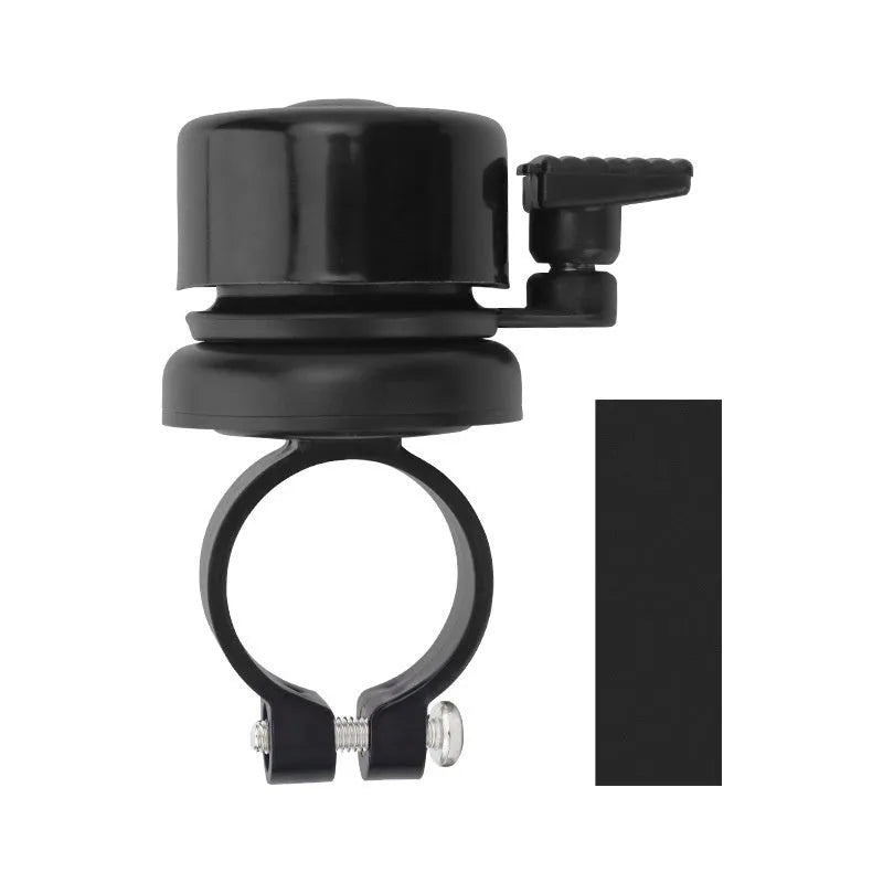 Bicycle bell AirTag mounting bracket plastic concealed holder on handlebar with bell housing