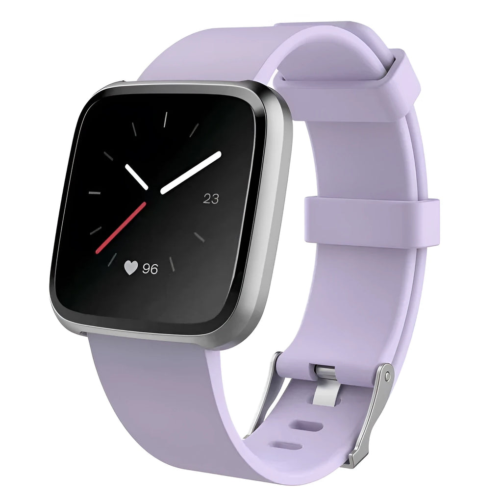 Fitbit Versa Lite replacement wrist strap in TPE material showing colour options