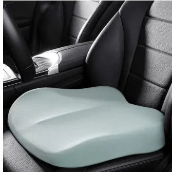 Car heightening cushion in ice silk fabric for driving seat with 10 cm lift, available in multiple colours