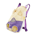 Pet Chest Go Out portable cat backpack in purple mist grape colour made from non-woven polyester canvas