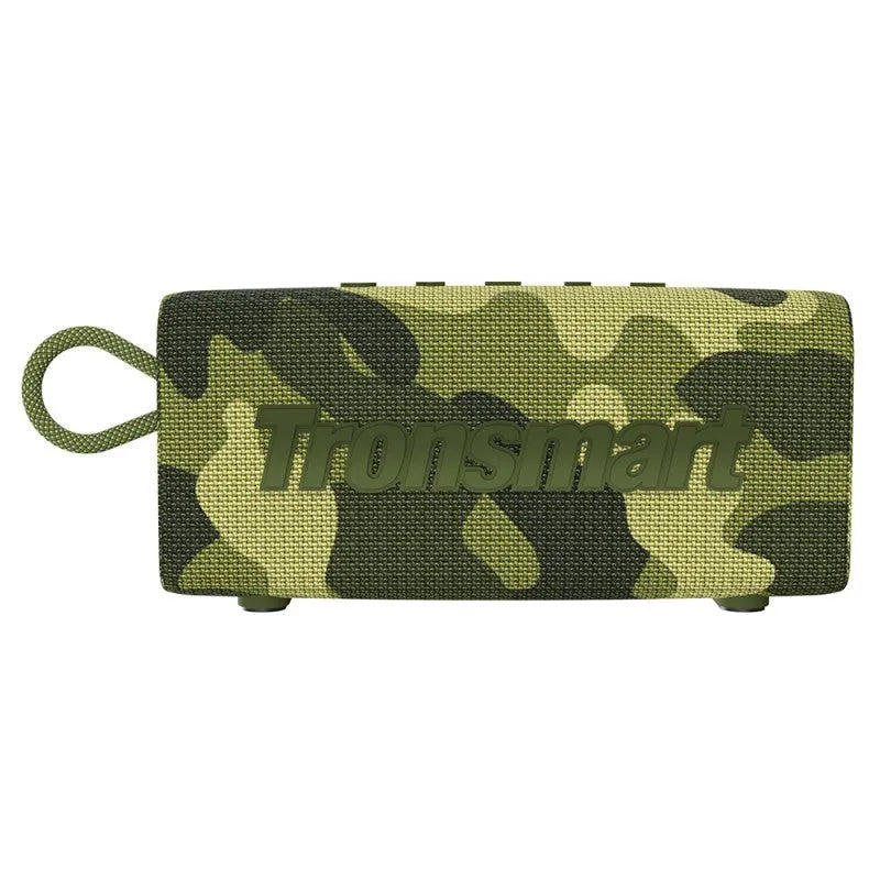 Portable outdoor waterproof Bluetooth speaker in six colours including camouflage and orange options