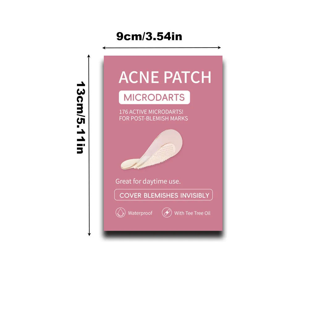 Box of 9 hydrocolloid acne patches for PIMPLE acne desalting and closed comedone treatment