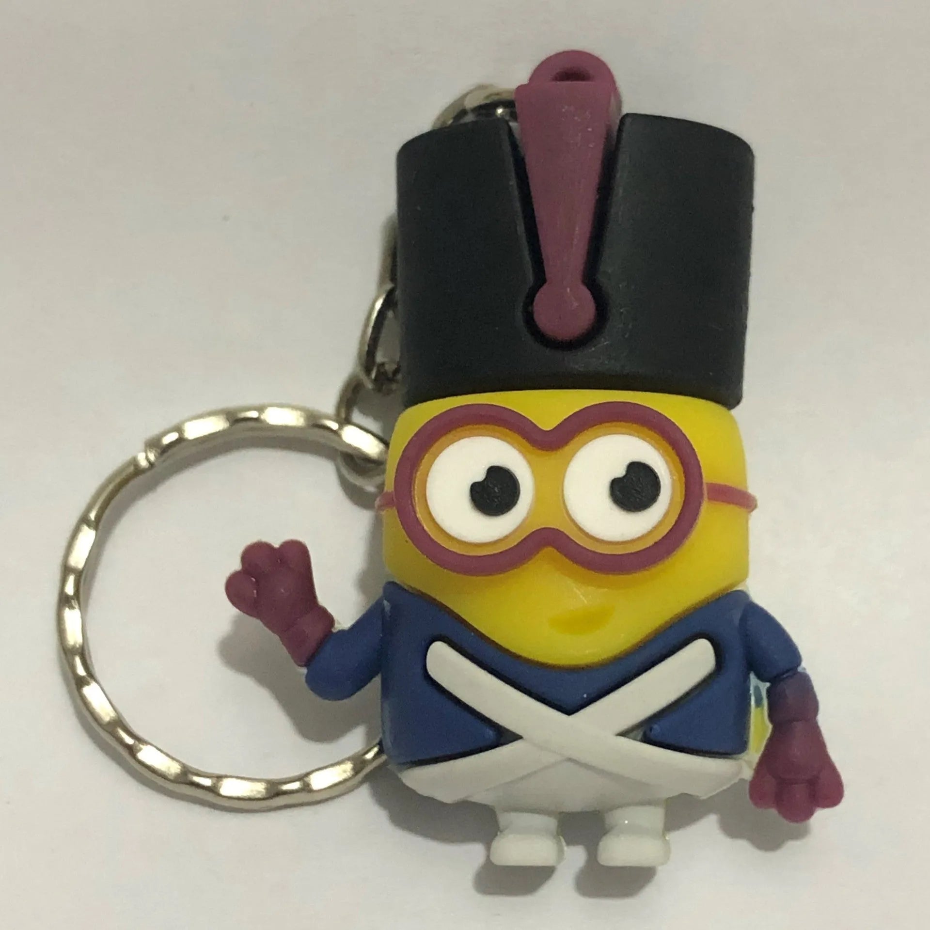 64GB skull-design USB 3.0 flash drive with PVC shell and small chain in multiple colours