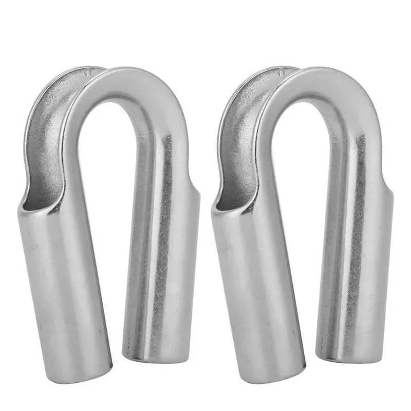 Stainless steel tubular chicken heart ring sleeve ring set showing round design and multiple tube size specifications