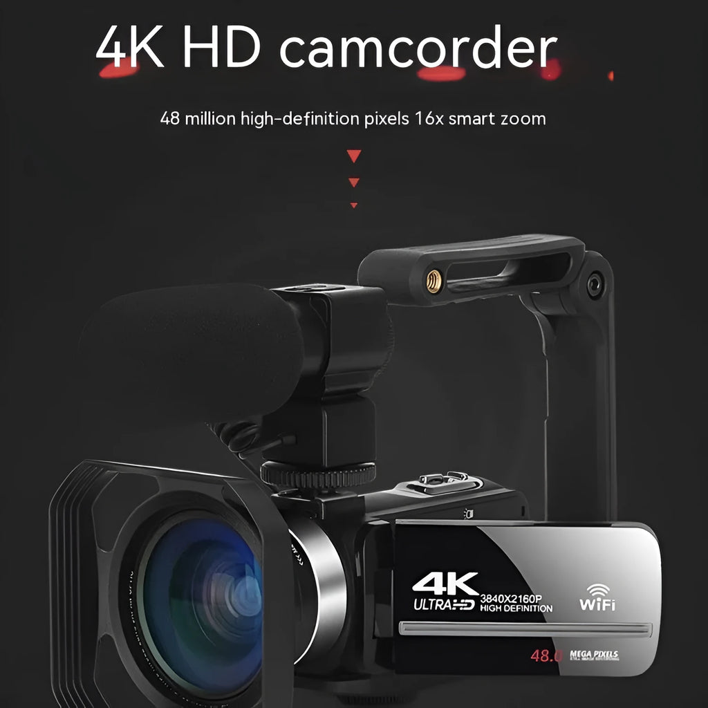 Z124K Black Standard WIFI Digital HD Night Vision Camera with 37mm lens and 3.0 inch LCD screen