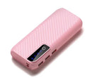 20000mAh portable mini power bank in black with compact design and dual USB charging ports