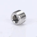 304 stainless steel hexagonal plug for 3/8 pipe bulkhead fitting