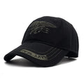Army tactical baseball cap in green with adjustable strap lightweight polyester cotton blend