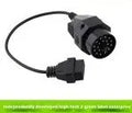 BMW 20-pin to 16-pin OBD2 diagnostic cable adapter with connecting cables