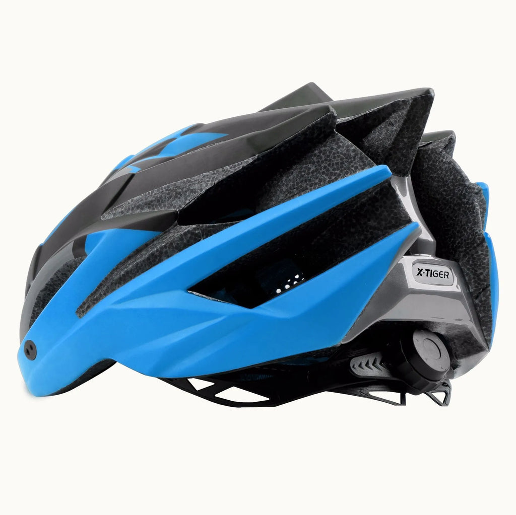 Outdoor riding bicycle helmet with EPS inner, one size, available in black and white colour option