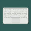Bluetooth wireless keyboard and dual-mode rechargeable mouse set in pink colour on a desk.