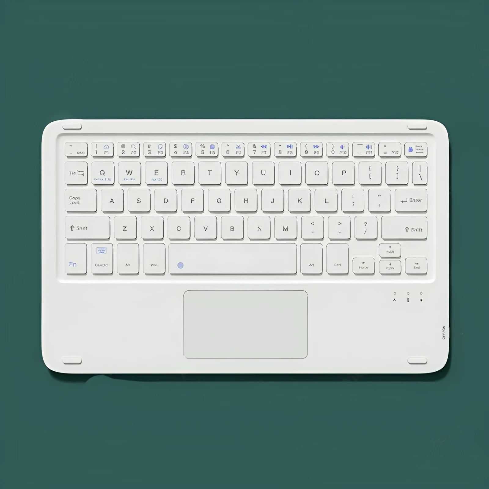 Bluetooth wireless keyboard and dual-mode rechargeable mouse set in pink colour on a desk.