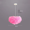 Modern minimalist iron and PVC chandelier in grey with remote control and Tmall Genie smart compatibility