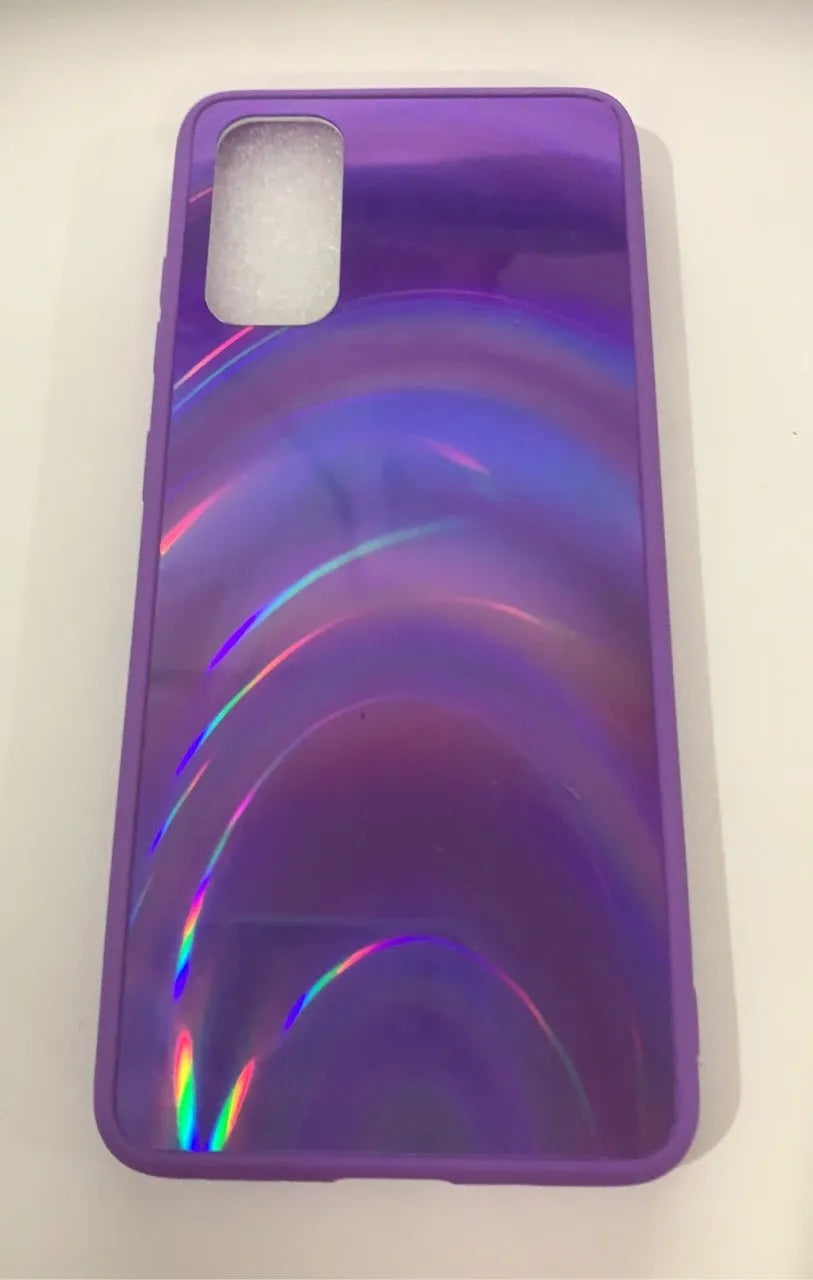 Marble shockproof silicone phone case for Samsung, TPU PC acrylic, soft edge full cover, anti-fingerprint, black colour