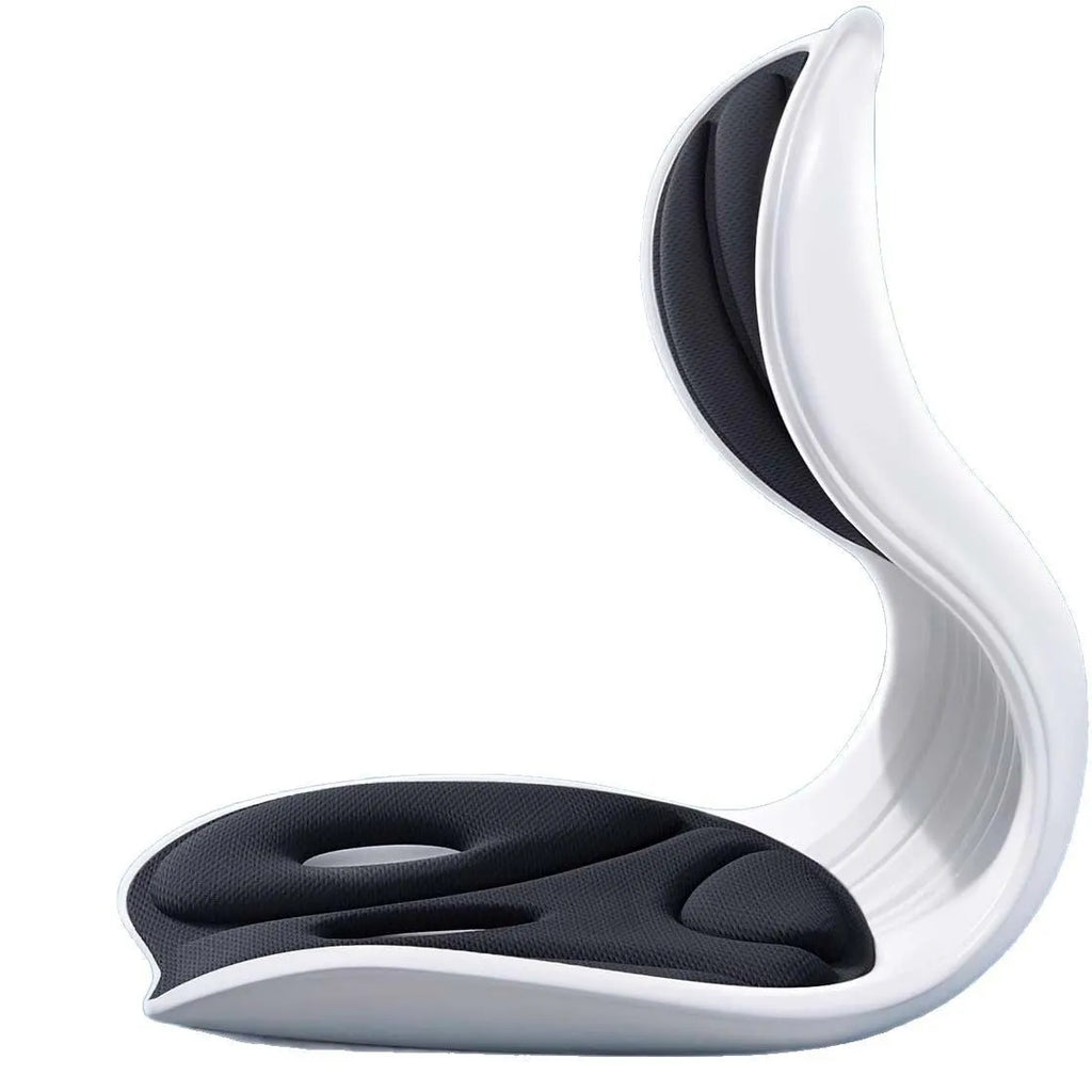 Japanese style lumbar support cushion in grey or black with PE construction and sponge filler