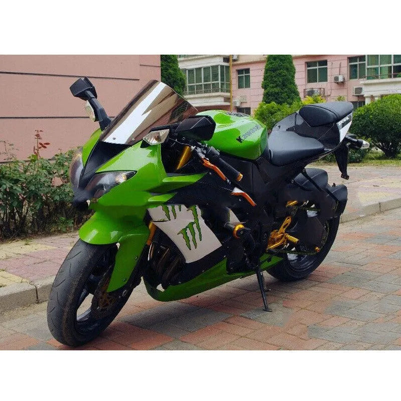 Blue tint motorcycle windscreen for Kawasaki ZX-6R 636 2009-2016 models