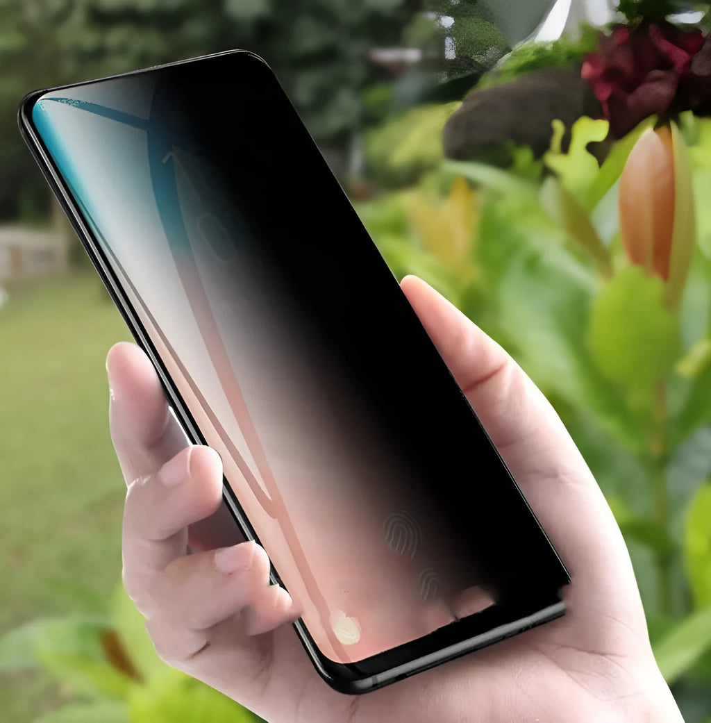 Samsung Galaxy full-screen tempered glass screen protector with anti-fingerprint surface
