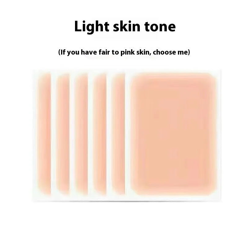 Tattoo cover makeup patches in skin tone colours for concealing birthmarks and scars