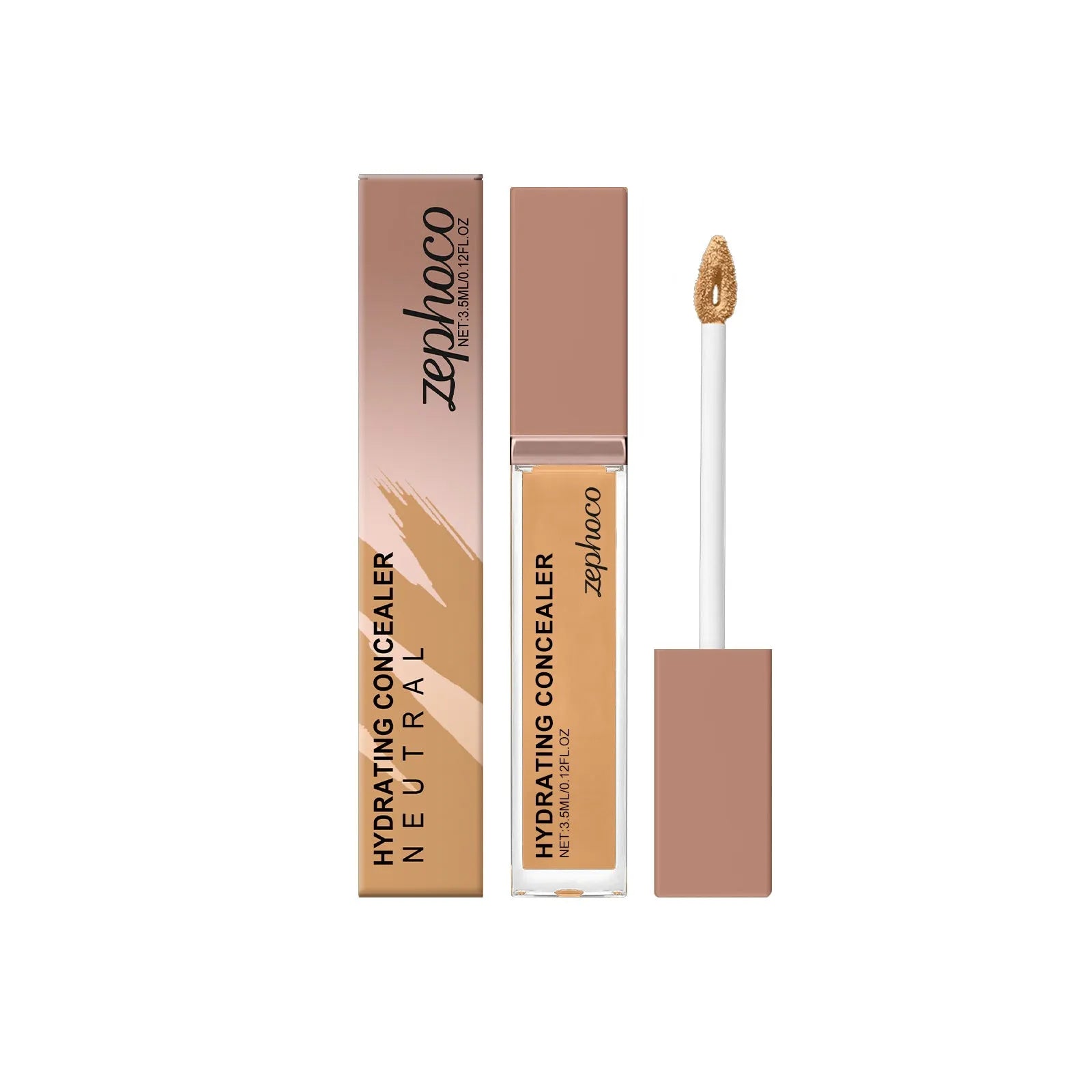 Medium skin moisturising concealer liquid foundation in 3.5ml tube with natural lasting coverage