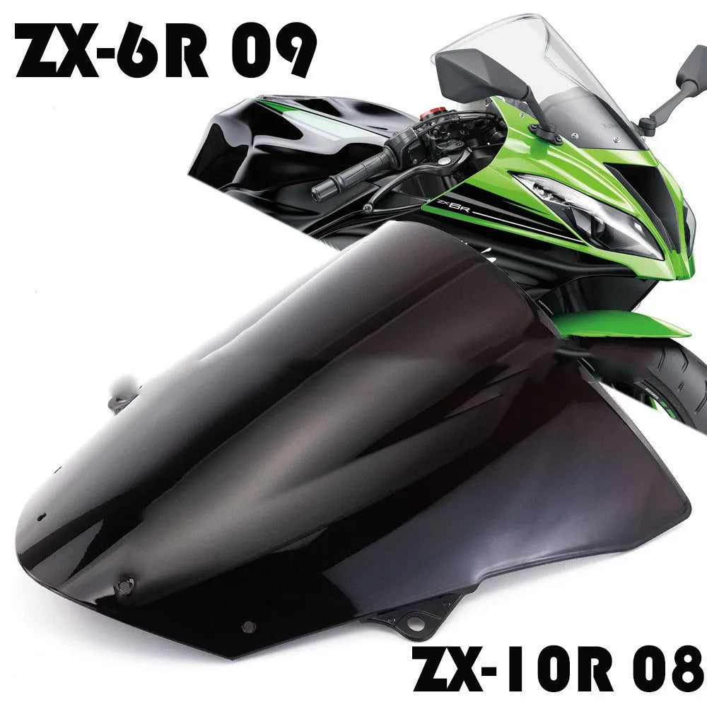 Blue tint motorcycle windscreen for Kawasaki ZX-6R 636 2009-2016 models