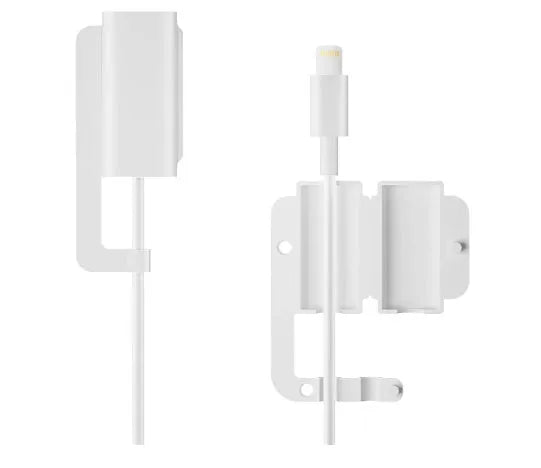 White thickened anti-electric shock protective sleeve for children's data cable safety