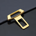 Metal car silencer insert in matte black, gold, and silver colour options.