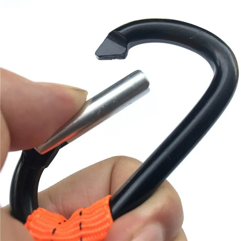 Orange 90cm fishing rod elastic anti-separation safety rope with 10kg tension