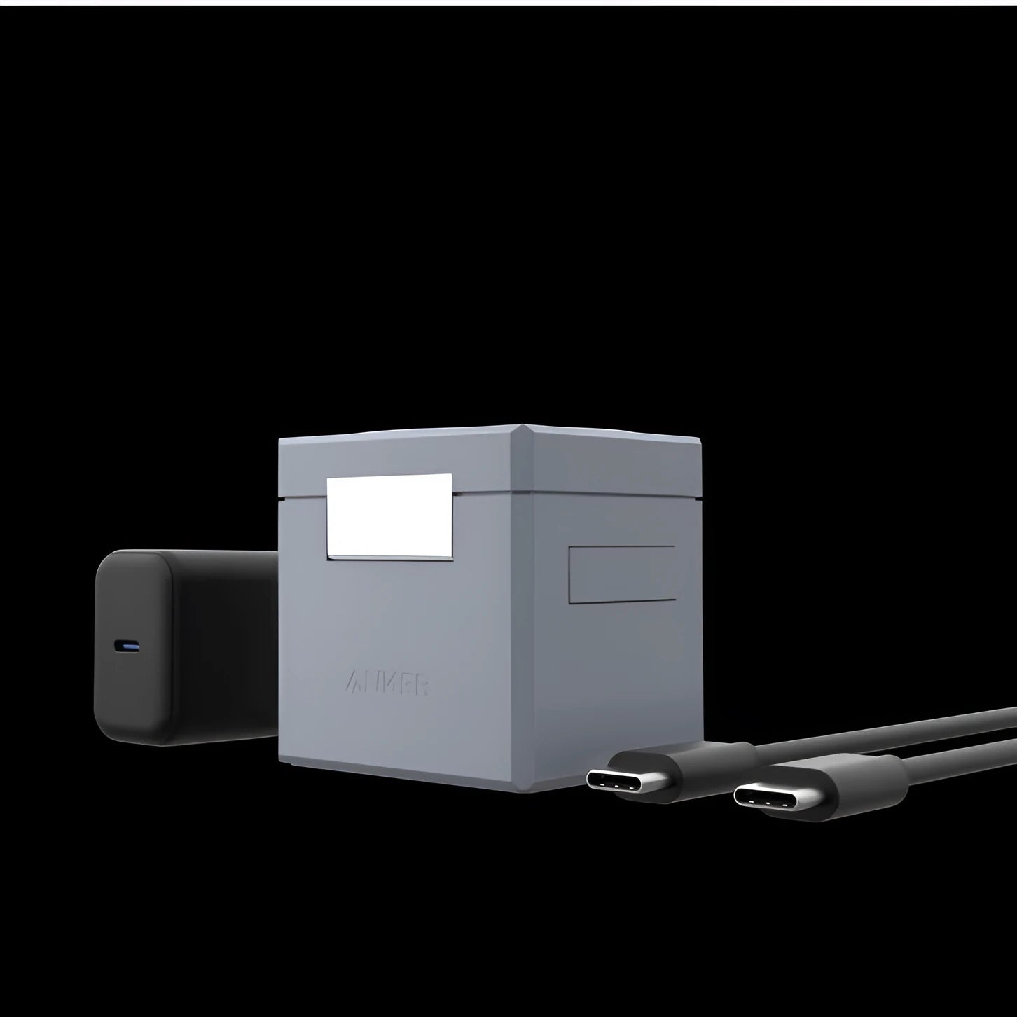 Foldable magnetic suction wireless charger charging iPhone AirPods and Apple Watch 3 on a desk with LED indicator