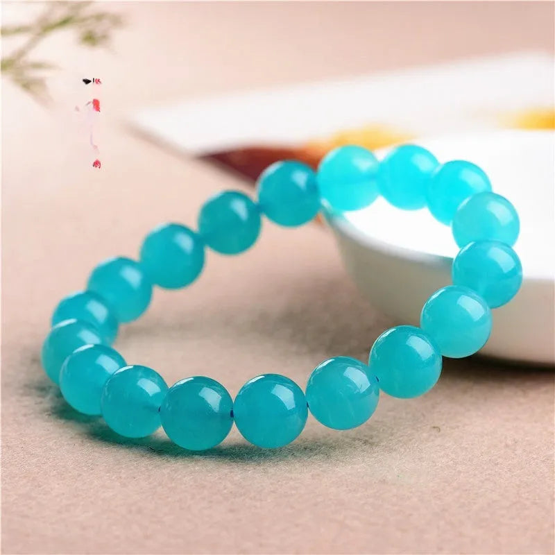 Grade 7A Amazonite natural scattered beads in ice colour with 10-11mm single circle size