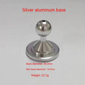 Universal aluminum alloy instrument panel base plate in silver and black on dashboard