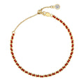 Women's 925 sterling silver bracelet with red rope, gold colour, geometric shape, Chinese style