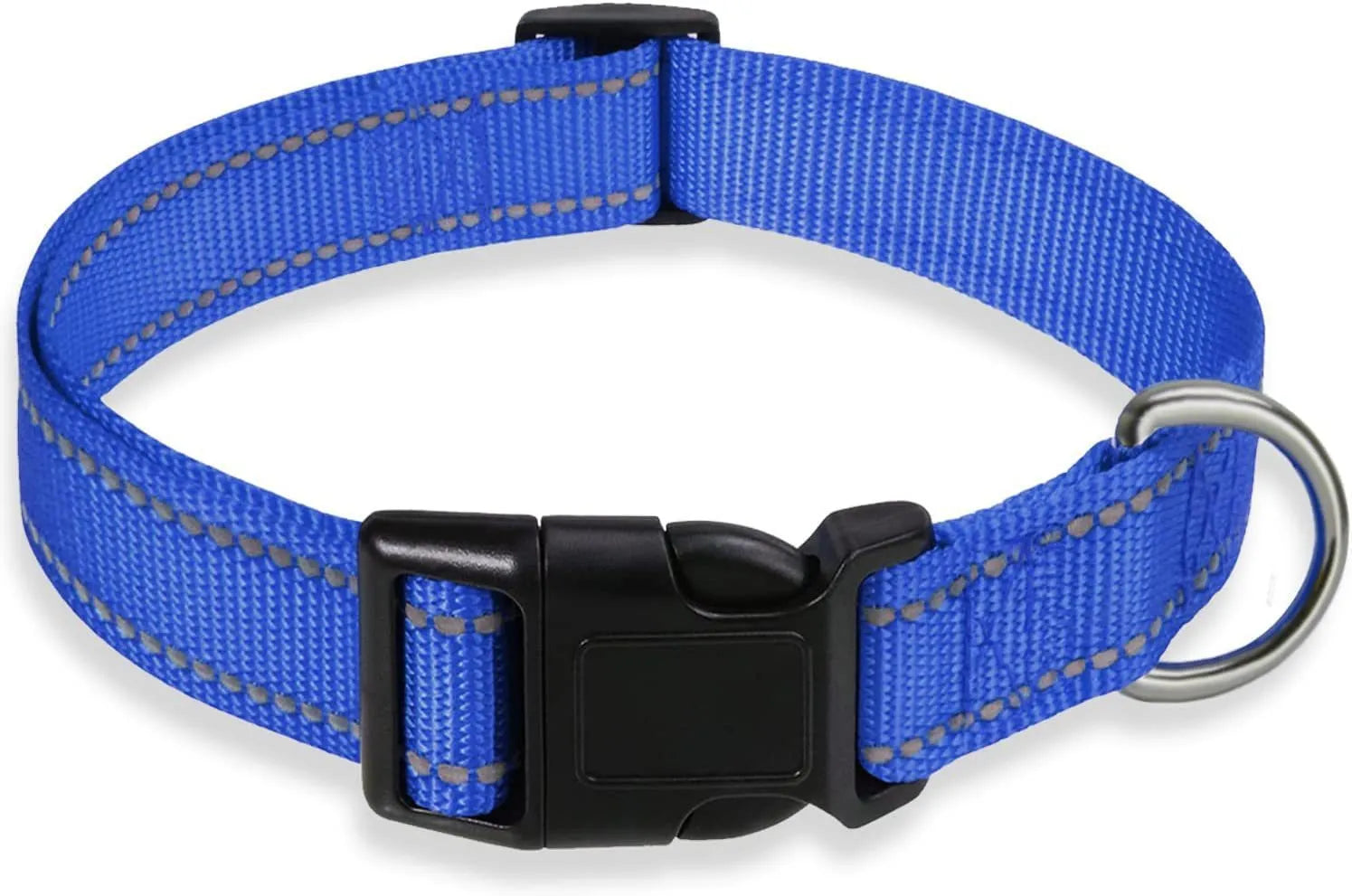 Dog adjustable chest strap dog collar in nylon, available in multiple colours and sizes from XS to XL