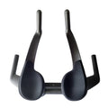Carbon fibre long distance TT handlebar for road bike, 31.8mm calibre, black matt finish, with visible TT extension bars