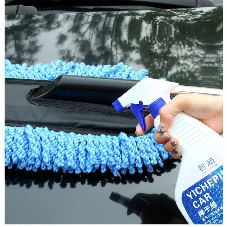 500ml car duster wax spray container for paint maintenance with powder sprayer application
