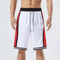 Men's polyester straight-leg summer training shorts with micro elastic waist in multi-size and colour options