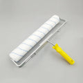 18-inch paint roller set with long, medium, and short hair brush heads and engineering plastics barrel