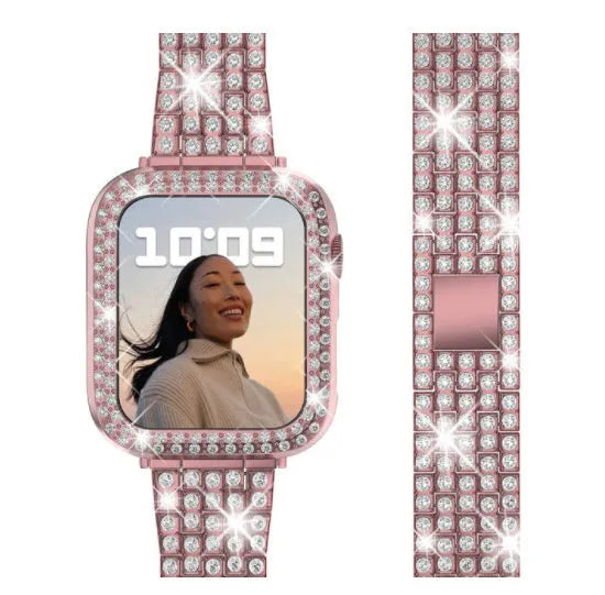 Apple Watch case with peep-proof screen protection in multiple colour options
