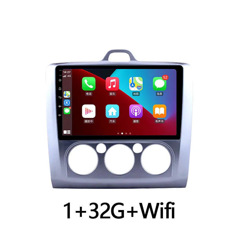 9 inch manual air conditioner android smart centre console with wireless carplay for fox vehicles