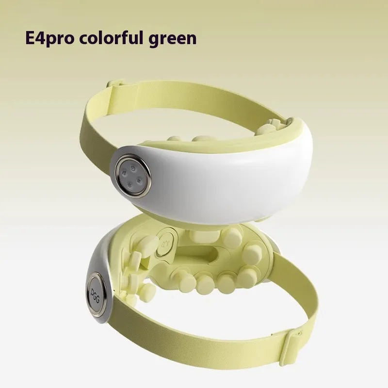 Steam Smart Bluetooth rechargeable eye moisturising hot compress massage instrument in purplish grey, green, or ink grey.