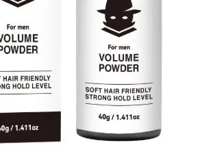 Hair styling powder 40g disposable oil control fluffy setting powder in silver pack