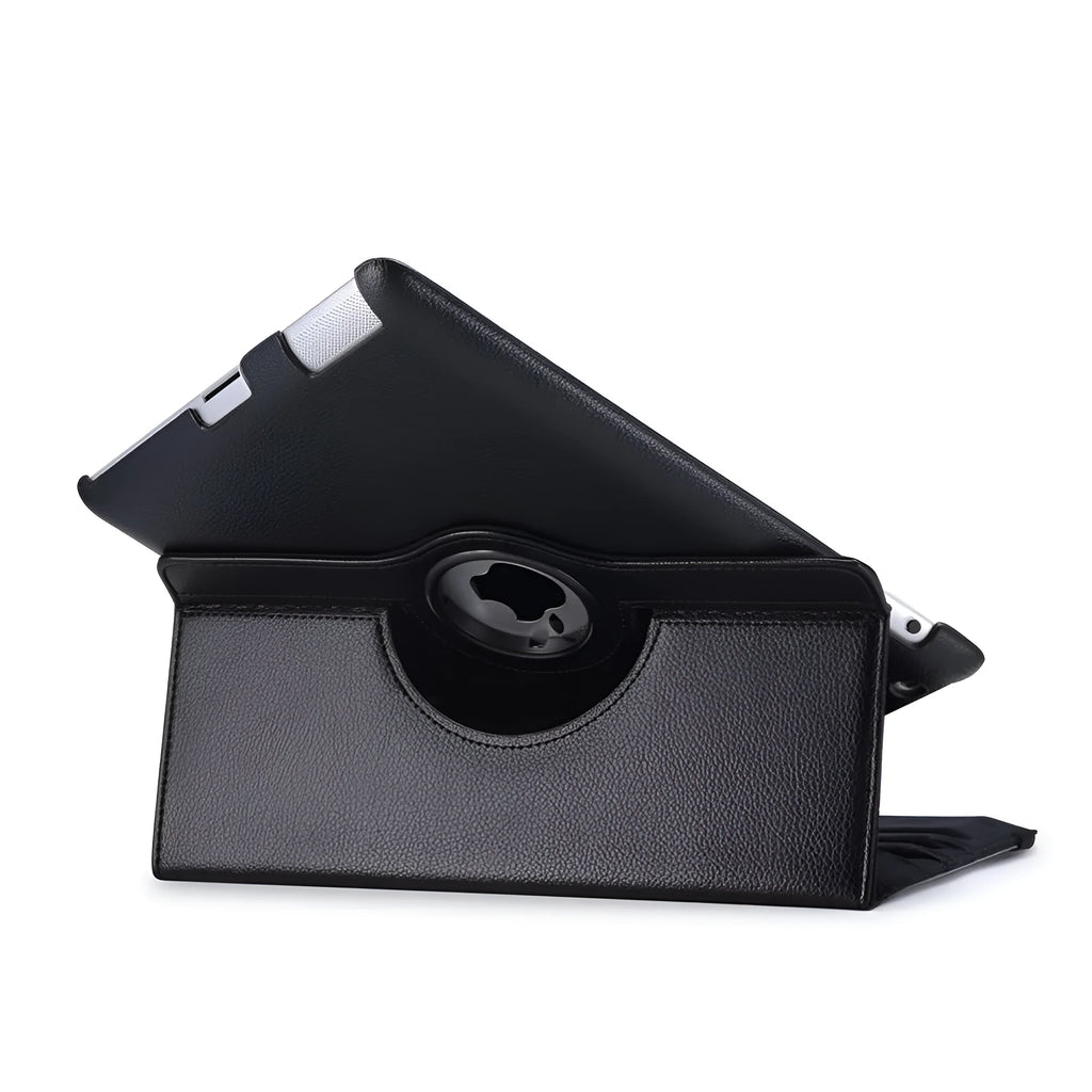 PU leather case for iPad 2 3 4 with sleep function, available in multiple colours, white exterior visible
