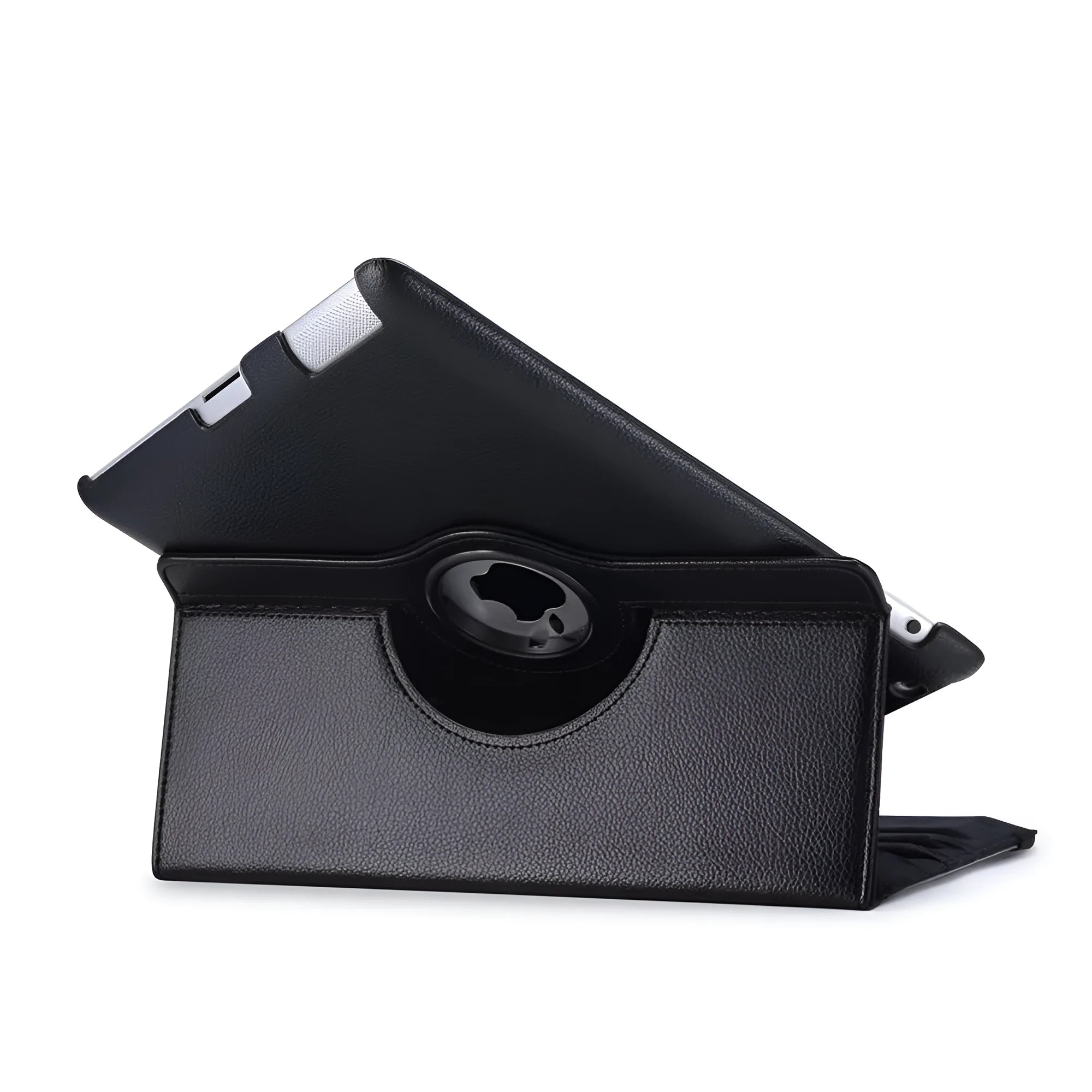PU leather case for iPad 2 3 4 with sleep function, available in multiple colours, white exterior visible